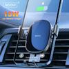 QOOVI Автомобильный держатель для телефона 15 Вт, быстрая беспроводная зарядка, автомобильное зарядное устройство, вентиляционное отверстие, зажим, гравитационная подставка для телефона для iPhone 13, 12, 11 pro X, Samsung, Xiaomi, huawei