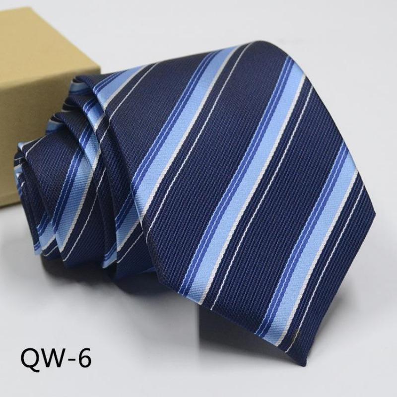 Мужское Платье Деловой Повседневный Профессиональный Жених Свадьба Лучший Муж С Полосатым Жаккардом Изысканный Джентльмен Мужской Премиальный Галстук