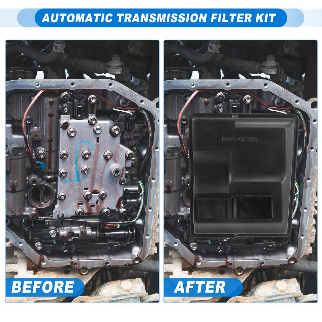 UXCELL AF40 AF21 TF80SC TF81SC Transmission Filter Oil Pan Gasket Kit Fit for Volvo S60