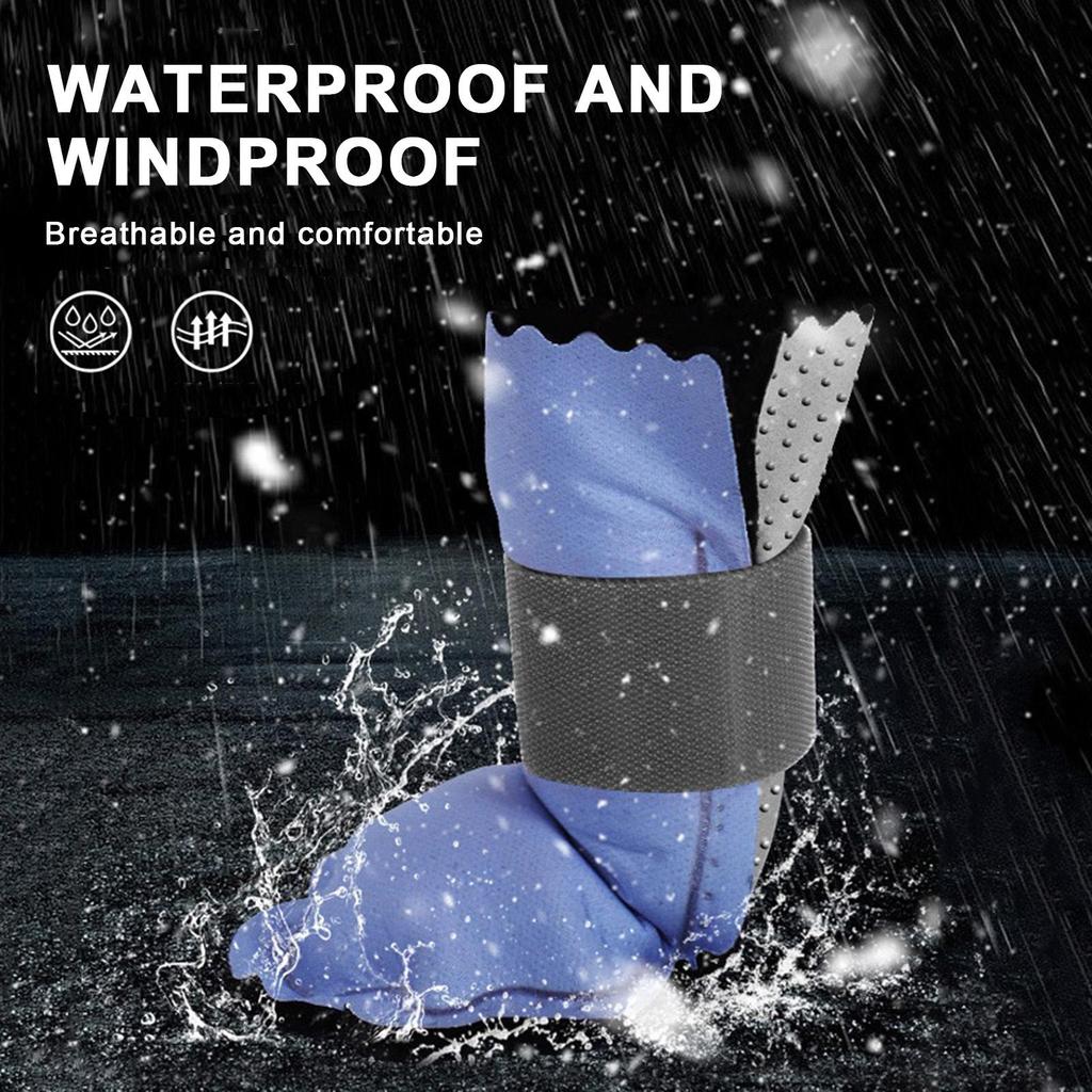 Dog Boots for Snow Warm Pet Protector Shoes Pet Non-Slip Boots for Small Medium and Large Dogs Winter Hiking Outdoor Walking