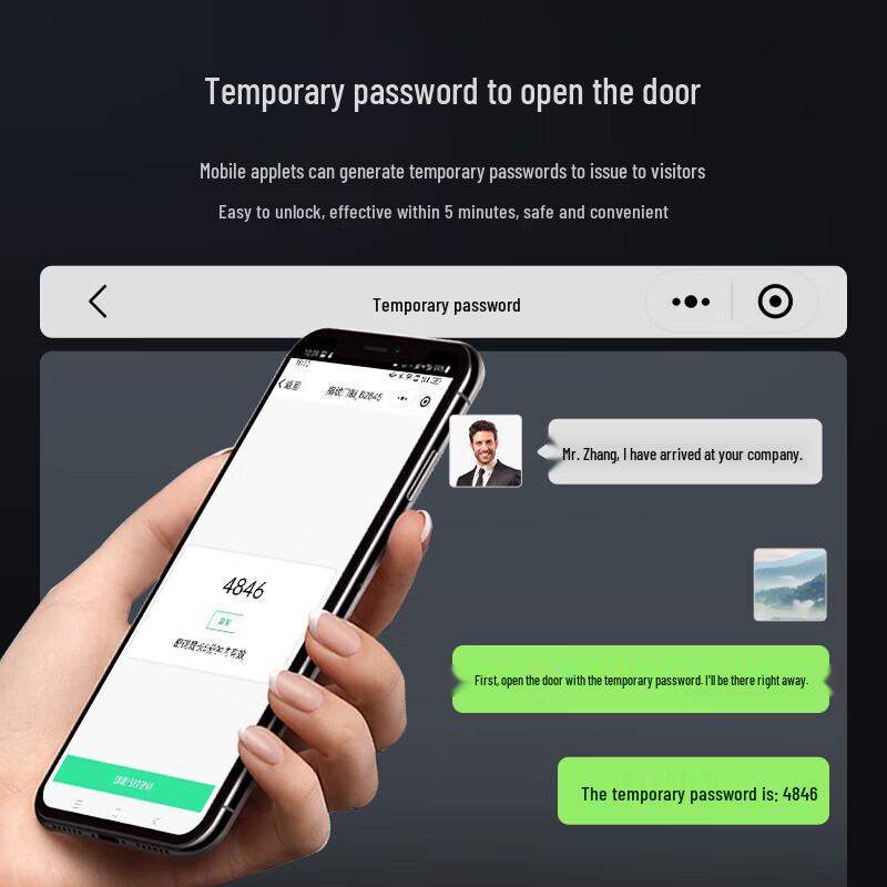 ZUCON Интеллектуальная система контроля доступа по отпечатку пальца и NFC CN вилка (адаптер в комплекте)
