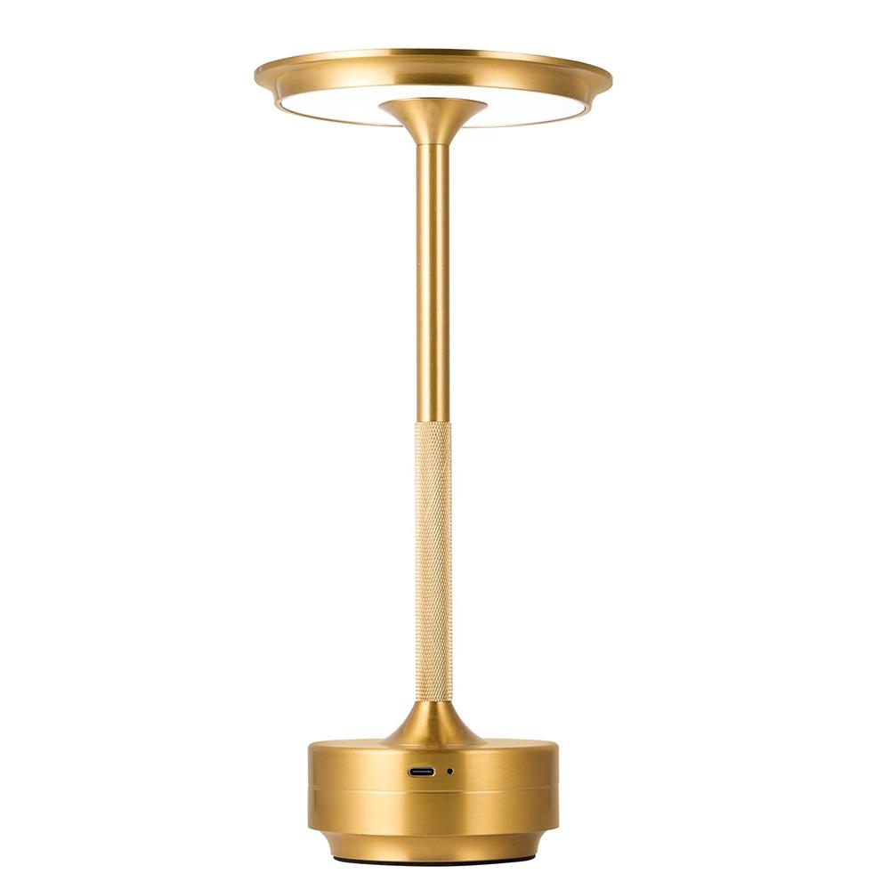 Светодиодные настольные лампы Перезаряжаемая беспроводная настольная лампа с сенсорным управлением Свет для офиса Спальни Номер в отеле Лампа для чтения