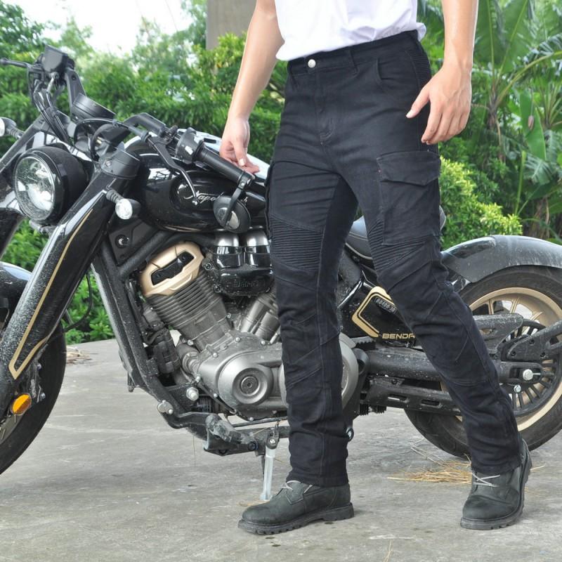 Men Women Motorcycle Riding Pants With Silicone Padding Protective Gear Off-Road Touring Wear
