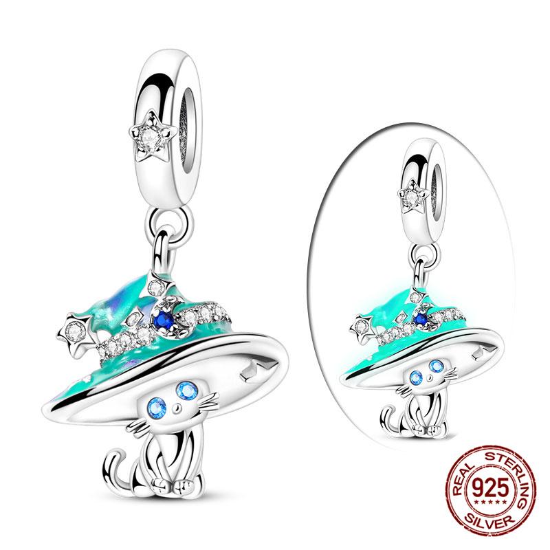 925 Silver Chameleon Beads Firefly Charms for DIY Jewelry Making Women Bracelet Gift 100%