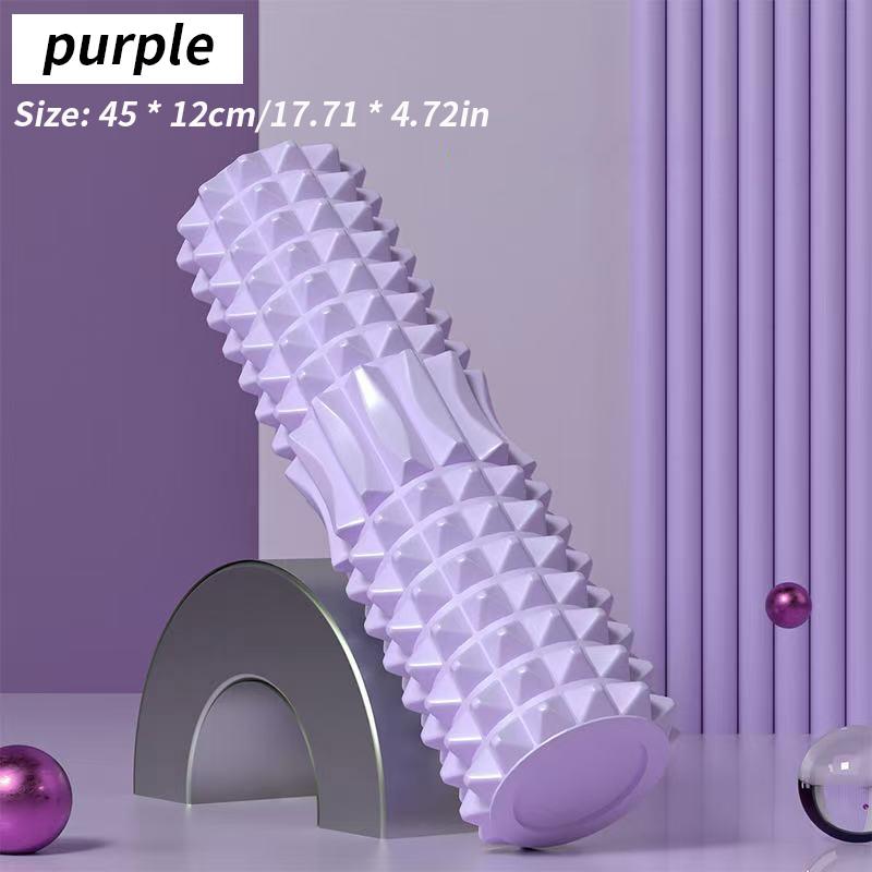 1 штука - сверхнагрузочный массажный ролик пенопластовая ось йога-колонна массажная палка - подходит для домашних упражнений и расслабления мышц