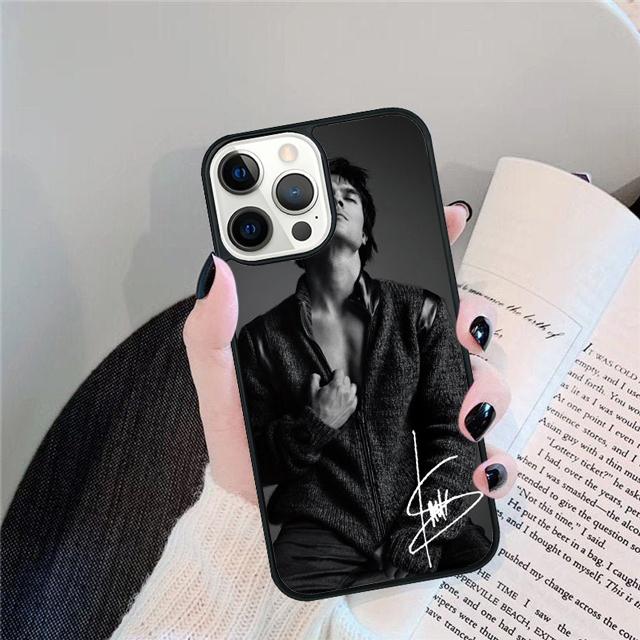 Чехол для телефона Damon Salvatore The Vampire Diaries Для iPhone 17 Air 15 16 Pro Max 14 13 12 11 Pro Max Plus
