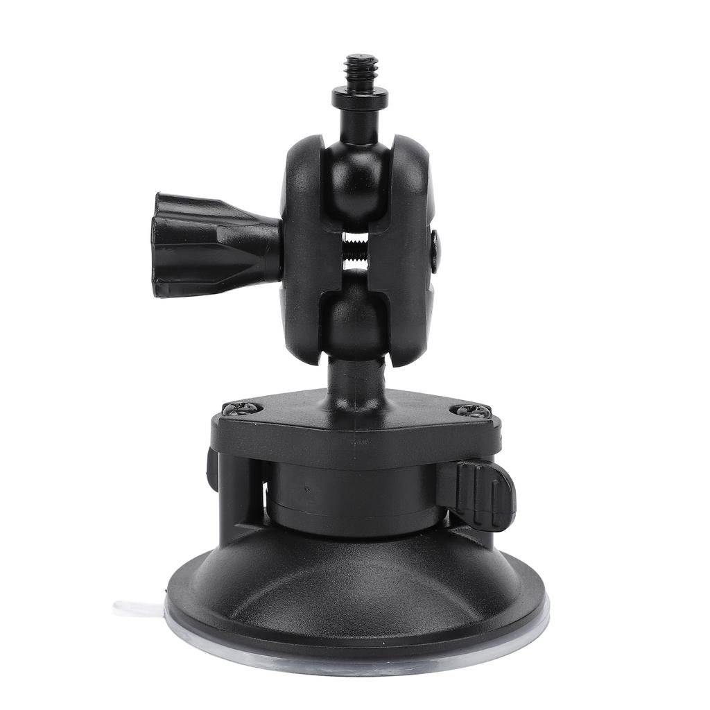 Suction Cup Bracket with 1 4 Inch Screw Dual Ball Head Universal Car Window Windshield Mount Holder Digital Sports