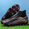 New High Top Soccer Boots Long Crushed Spikes Amazon Men's and Women's Soccer Boots Grass Student Training Shoes