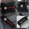 2026 Горячее Для VW VOLKSWAGEN Комплект Подушек для Шеи и Накладок на Ремни Безопасности Автомобильного Сиденья Комфортная Подушка для Отдыха в Поездке Для Volkswagen VW GOLF Polo Tig