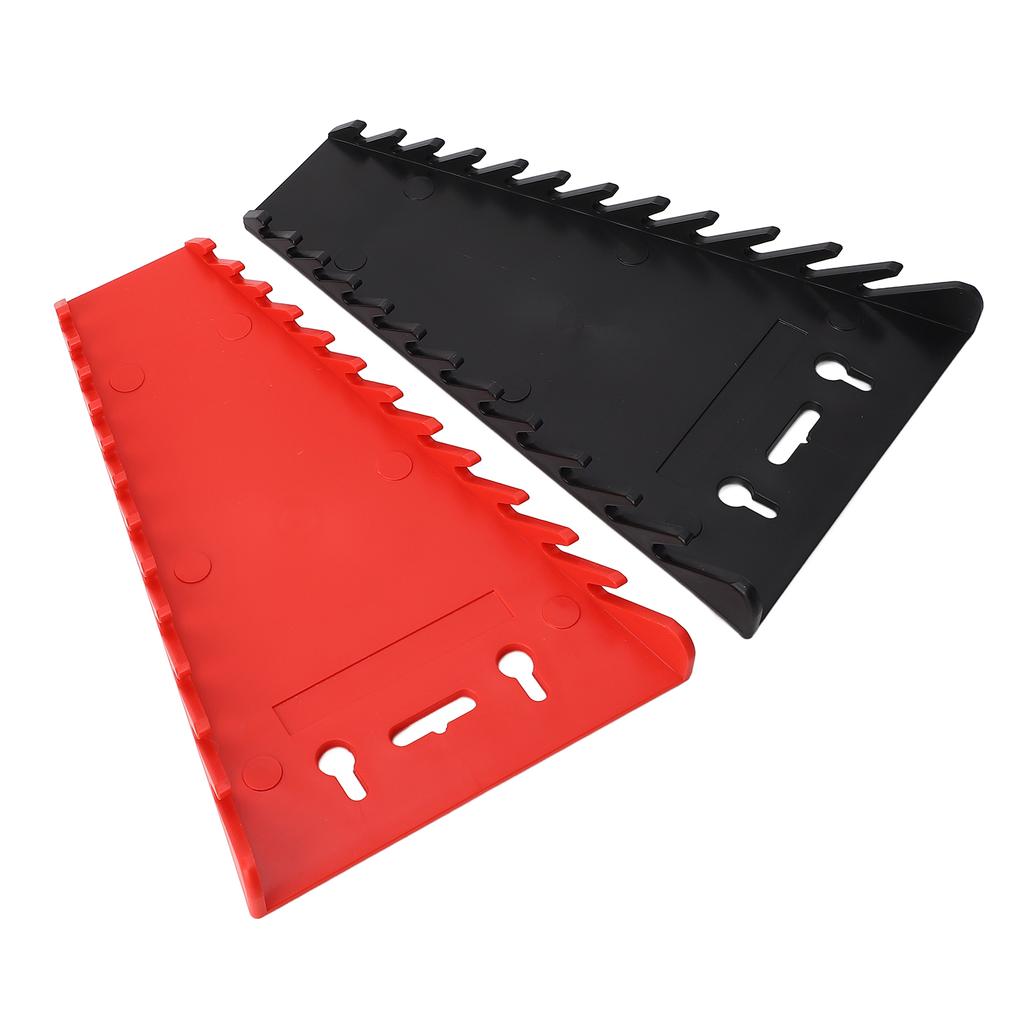 2 шт. Магнитный органайзер для ключей, 24 слота, подвижный держатель для ключей из АБС-пластика, цвет красный, черный