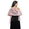 Elegant Women Shawls Wraps for Evening Dresses Bridal Bridesmaid Wedding Shawl Solid Color Party Capes Decoration Scarf
