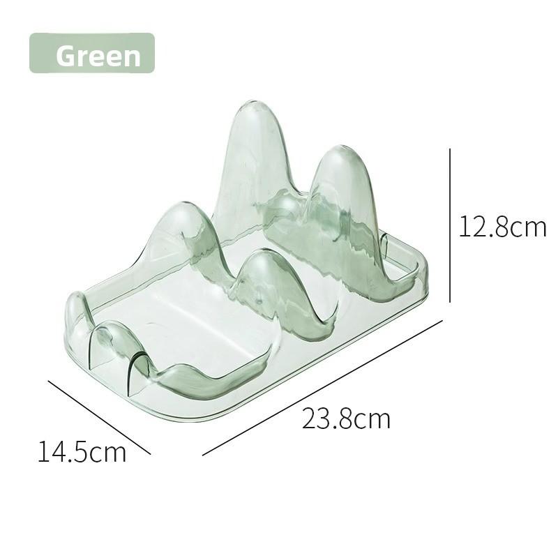 Кухонная двухъярусная подставка для крышек и кухонных принадлежностей, настольная, без перфорации