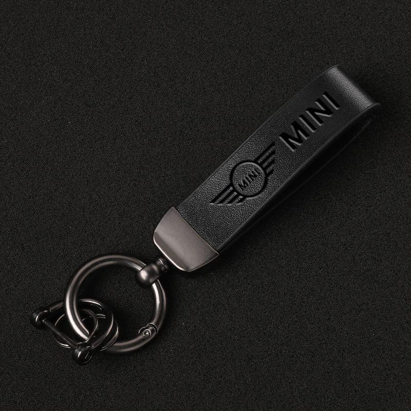 3D MINI Badge Car Keychain Auto Keyring Accessories For MINI Cooper R56 F56 R50 JCW Cabrio Aceman Countryman Clubman Roadster btrme66