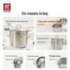 Zwilling Набор кастрюль для варки на пару и супа из нержавеющей стали