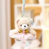 Cute Bear Teddy Plush Stuffed Animal With Pp Cotton Fill Keychain Gift For Girls