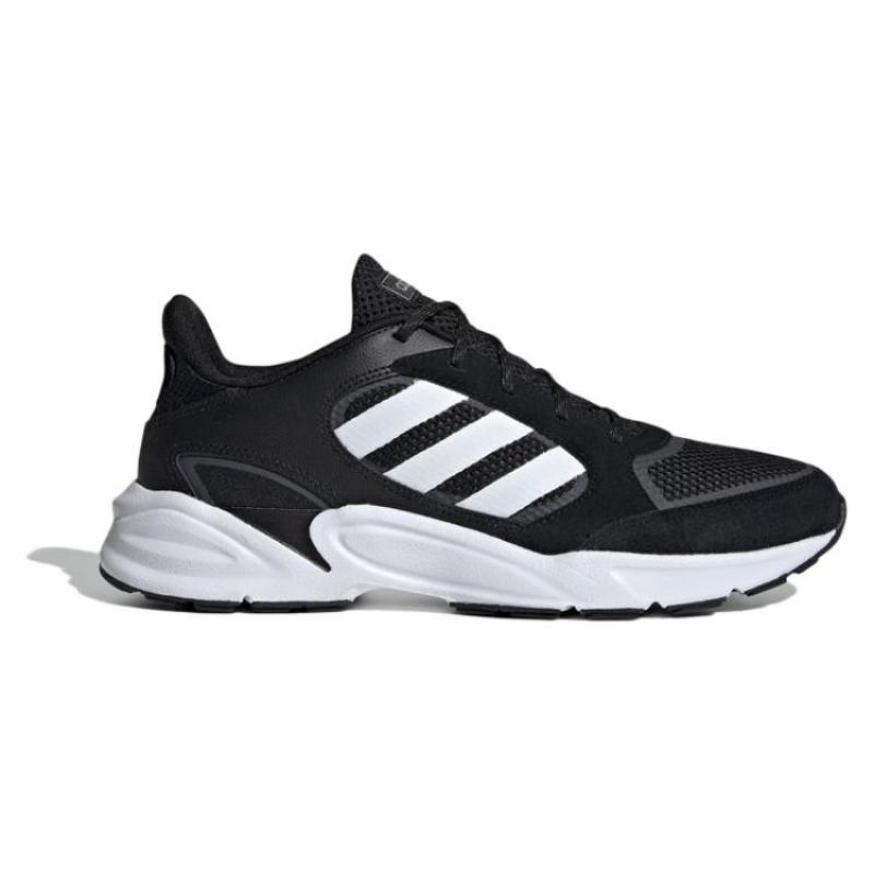 adidas Обувь Бег Спорт Тренировочная Ретро Уличная Valasion 90-х Кроссовки 'Черно-белые' Кроссовки EE9892