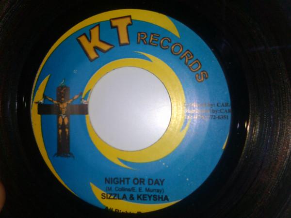 7inch Record SIZZLA & KEYSHA - Night Or Day NONE KT Records 2005 Jamaica Reggae, Ska & Dub Used