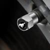 Car Sticker 2025 Hot New 4Pcs/Set Car Wheel Tire Valve Caps Metal Stem Cover For Ford Mustang Explorer FIESTA Focus Shelby GT350