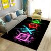 Cartoon Gamer Game Controller Carpet For Living Room Non Slip Parlour Sofa Large Area Rug Bedroom Kid Play Room Floor Mat