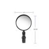 Pair Universal Handlebar Rearview Mirror for Bike Bicycle Motorcycle Adjustable
