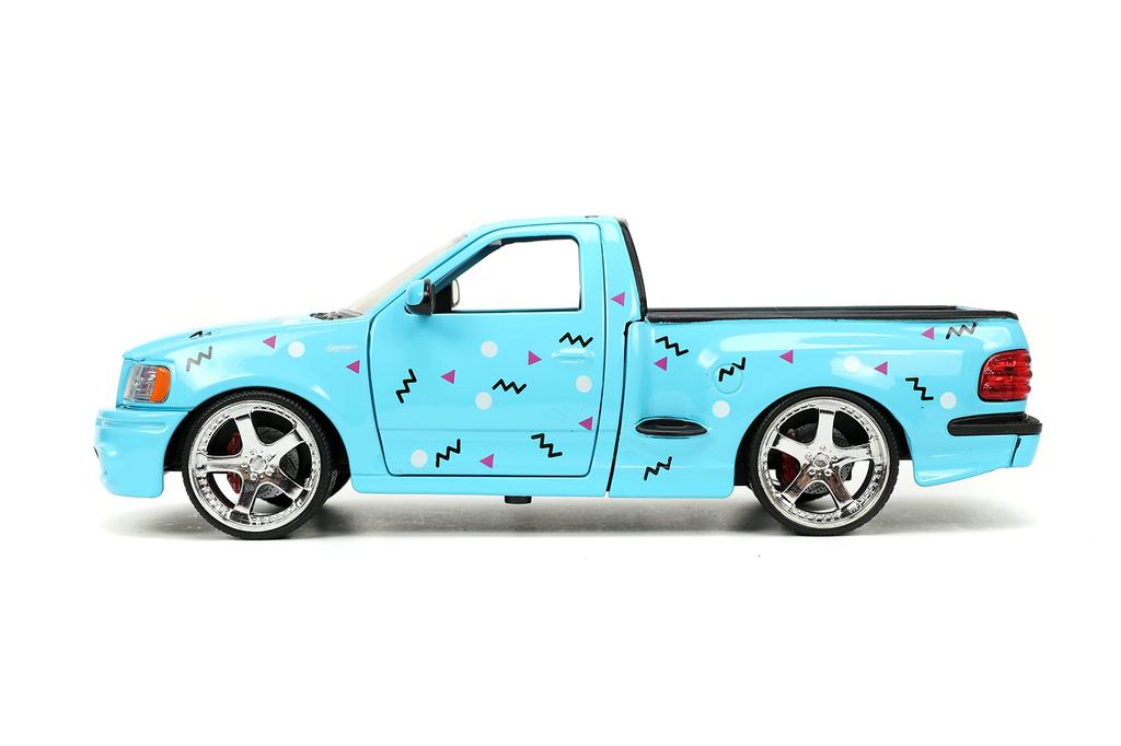 JADA TOYS Я ЛЮБЛЮ 1990-е 1999 FORD SVT LIGHTNING Литая модель автомобиля 124 F-150