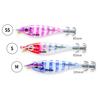 DUEL Ultra 3D Laser DX M2 Squid Zebra for Squid Fishing YO-ZURI Jig, 105mm, Green,
