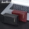 Baellerry Мужские и женские короткие кошельки, винтажный дизайн, визитница на молнии, модный кошелек, кошелек