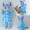 Kids Sully Onesie Flannel Pajamas for Children Kigurumi One-piece Pyjamas Halloween Cosplay Costume
