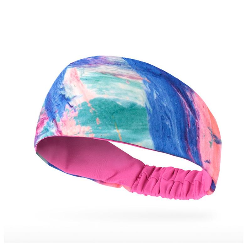 Breathable Absorbent Sports Headband Sweat Perspiration Basketball Fitness Running Sweat Head Band Belt