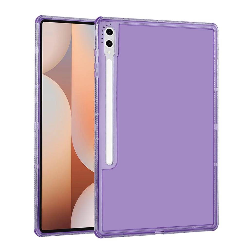 For Samsung Galaxy Tab S9 Ultra/S8 Ultra Clear Case 3 In 1 PC+TPU Shockproof Tablet Cover