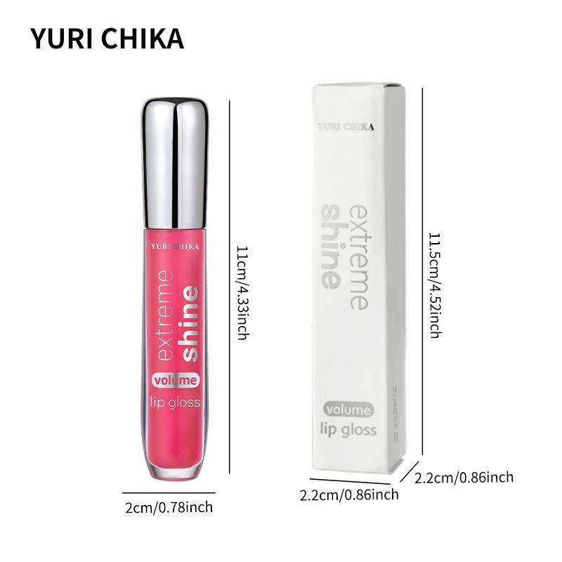YURI CHIKA Перламутровый увлажняющий и увлажняющий бальзам для губ с тонкой мерцающей морской глазурью для губ Doe Lip Glass Lip Glaze