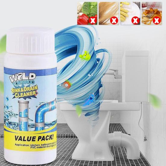 Yousheng Toilet Damper Hair Grease Soap Scum Toilet Dredging Agent Set Kitchen Bathroom Drain Unblocker Pipe Grease Dissolver