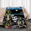 Band M-Misfits Throw Lightweight 240g Flannel Blanket Soft Skin-friendly for Summer Cooling