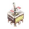 Перекидной переключатель ВКЛ-ВКЛ 3PDT 9 контактов 12 мм 15А 250В переменного тока