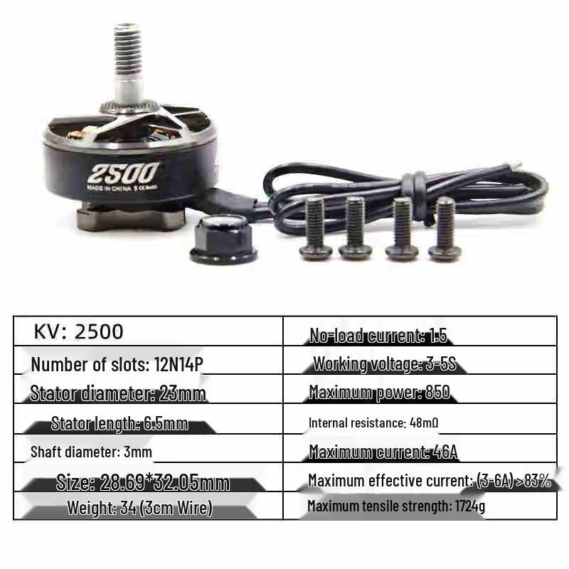 RCINPOWER EX2306 Plus Brushless Motor