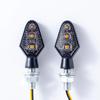 2 шт. мотоциклетные мини светодиодные указатели поворота янтарные плавные направленные сигнальные лампы Intermitentes Moto аксессуары для мотоциклов