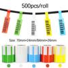 500Pcs/Roll Thermal Cable Label Stickers Waterproof Network Ethernet Cable Marker Organization Labels Tag Stickers