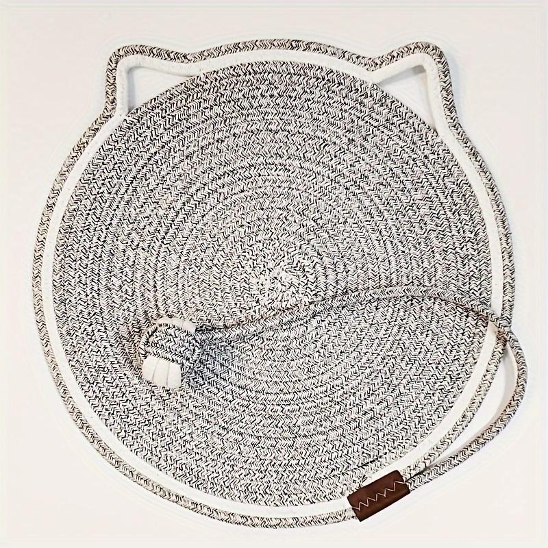 Когтеточка для кошек с игрушкой-шариком, Когтеточка для защиты мебели, Плетеная когтеточка для кошек, Лежанка-подушка для сна