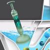 High Pressure Silicone Toilet Plunger Pump Anti-Clogging Drain Cleaners Powerful Suction Cup Telescopic Handle Toilet Clog Remover