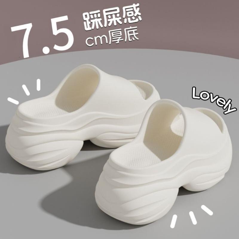 Дезодорирующий моп для дома и тапочки женские летние для улицы новые огромные толстые однословные моп маффин толстая подошва сандалии нескользящие