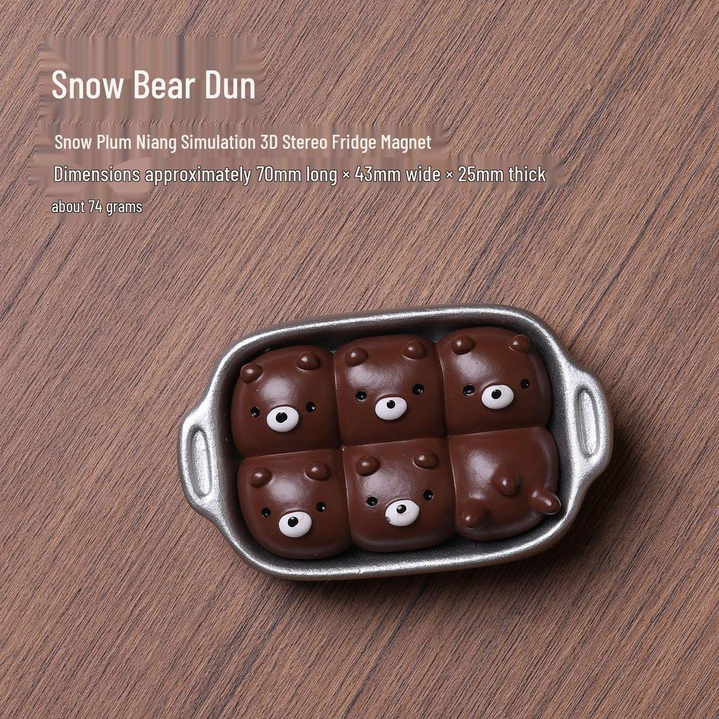 3D Fruit Magnet: Watermelon, Cherry, Strawberry Cat Design