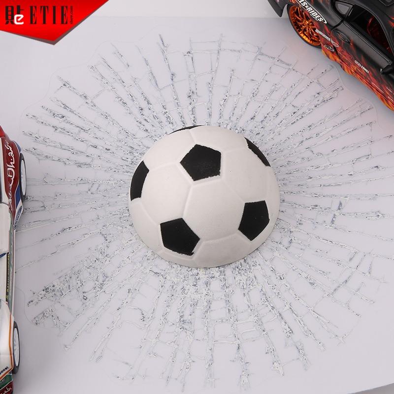 Tennis Car Sticker Universal Creative Personality Football Baseball Golf Billiards Rear Window Decoration Windshield ABS Sticker