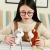 Милый детский говорящий хомяк, плюшевая игрушка 15 см, плюшевая игрушка Кавай, голос, запись, повторение, подарок