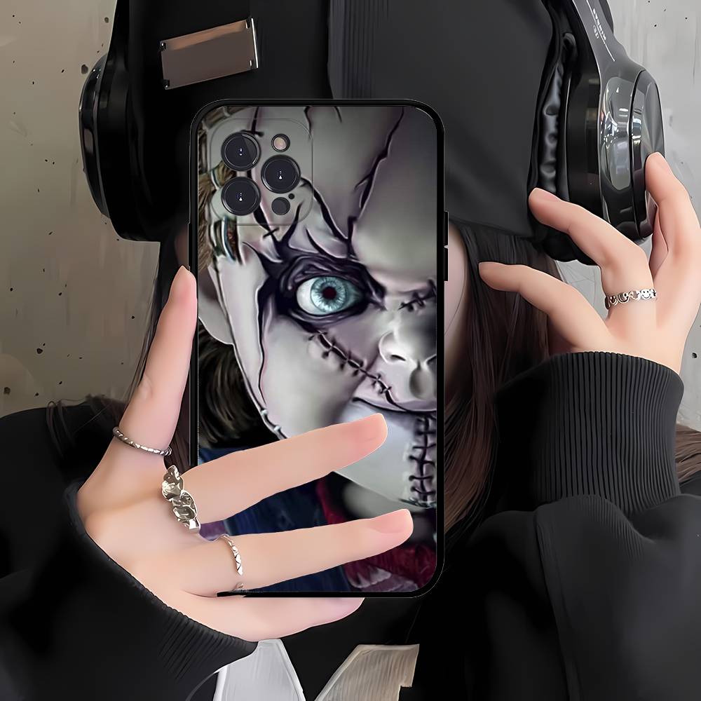 Чехол для телефона с куклой Чаки из фильма ужасов Для iPhone 17 16 15 14 13 12 Mini 11 Pro Max Мягкий силиконовый чехол