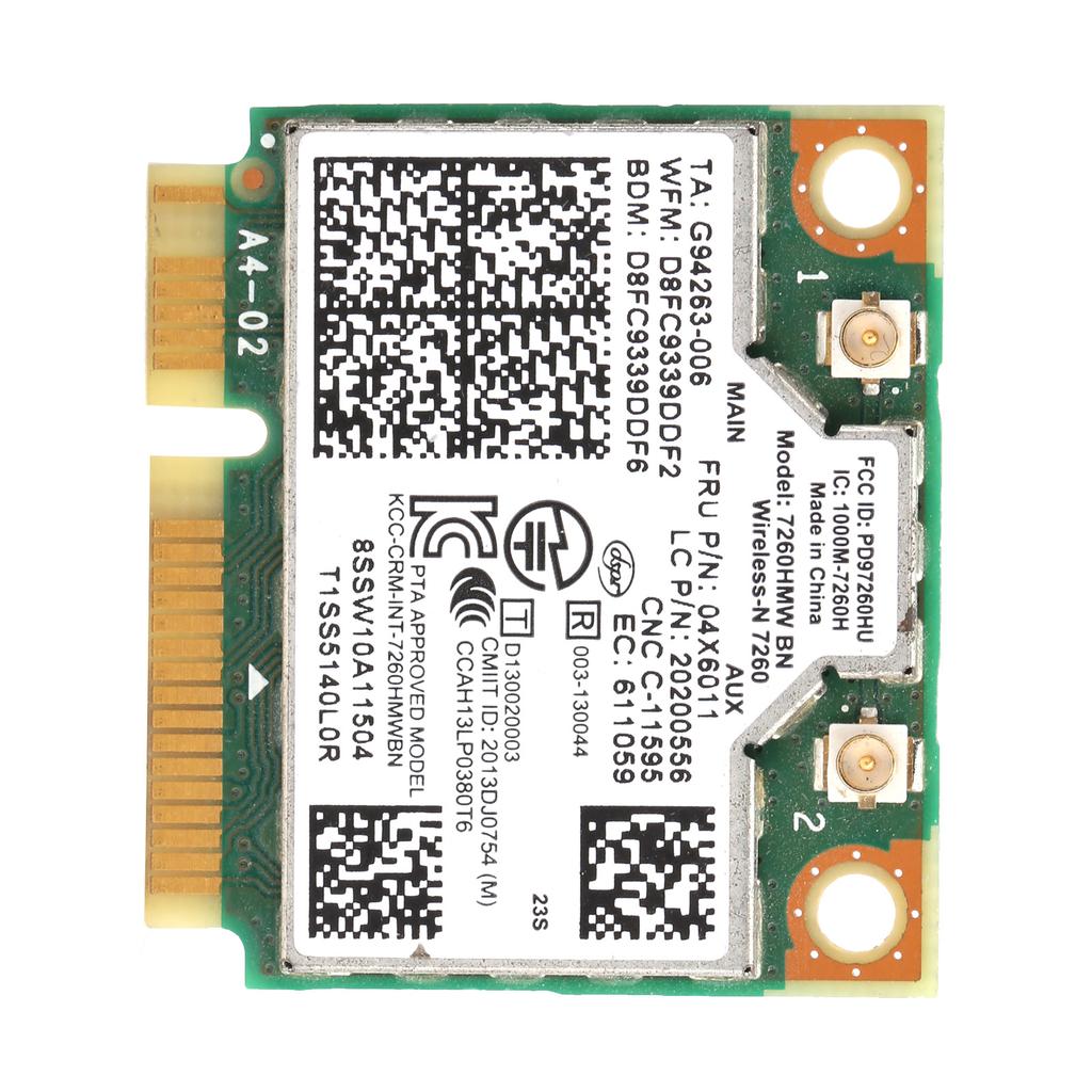 Беспроводная карта Mini PCIE Wifi BT 4.0 для Intel 04x6011 04w3815Lenovo k4350 k4250 7260HMW bn