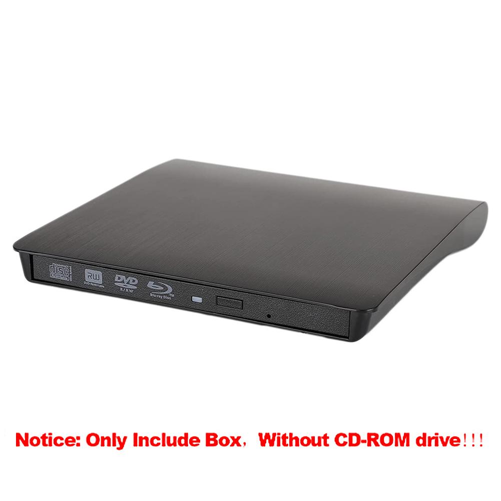 Drive Enclosure 5Gbps 12.7mm USB 3.0 SATA External DVD CD-ROM RW Player Optical Drives Enclosure Case for Laptop Desktop