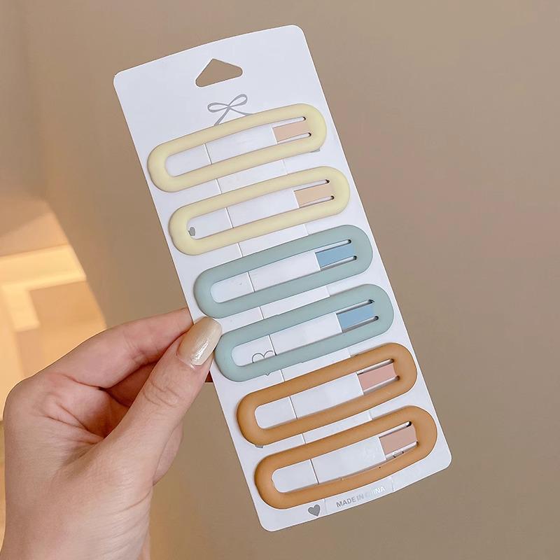 Матовая невидимка для женщин – Высококачественная заколка для детских волосков, лба и боковой челки