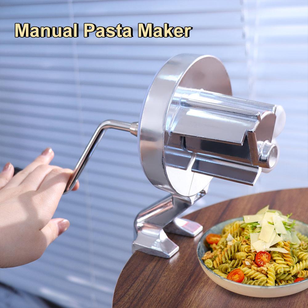 Эргономичная ручная машина для пасты с ручным приводом для феттучини Долговечная машина для макарон Десерт