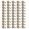 50 Set Sphere Rivet Kit Iron Soild 10mm Diameter Sphere Stud Kit with 6mm Screws for Leather Crafts