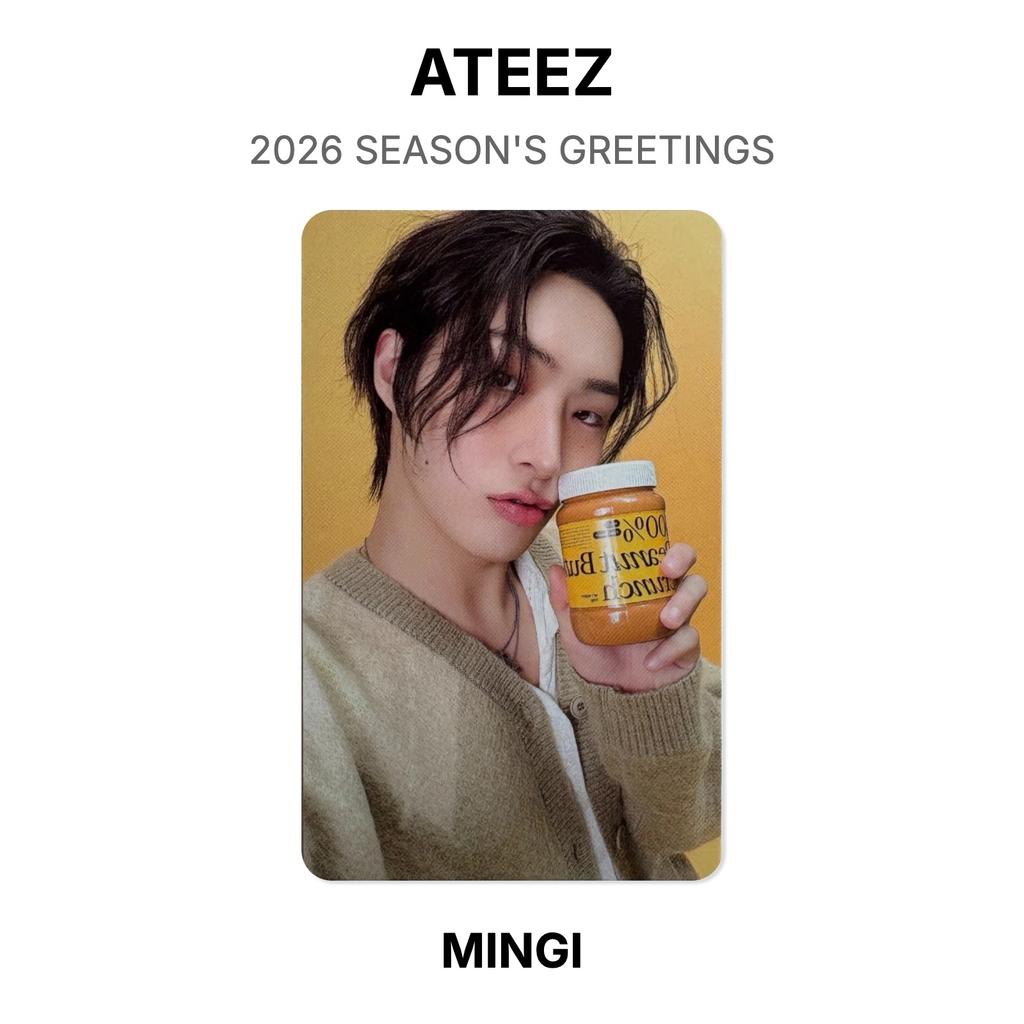 ATEEZ ПОЗДРАВЛЕНИЕ С СЕЗОНОМ 2026 Официальная фотокарточка